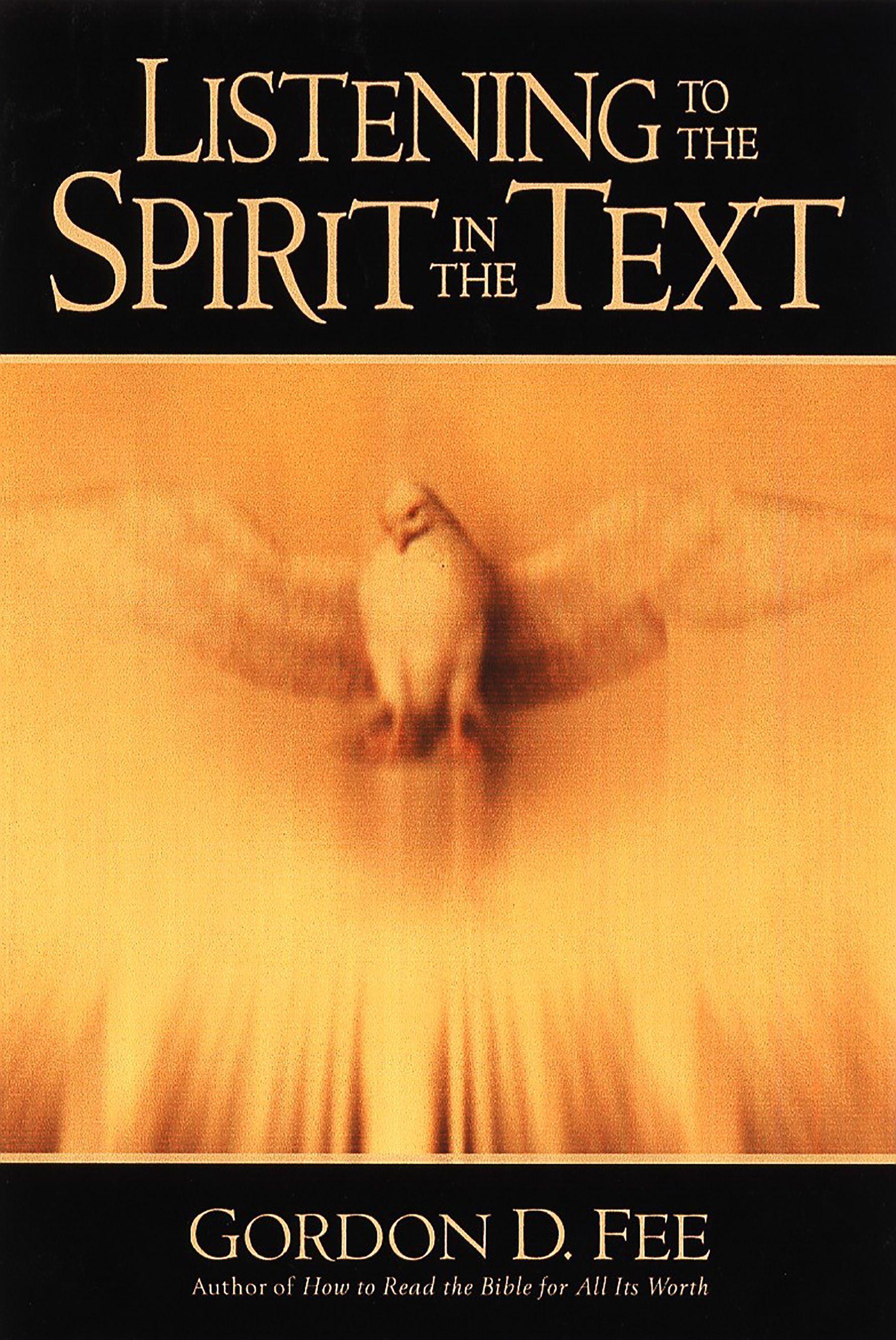 Vorderes Coverbild Listening to the Spirit in the Text