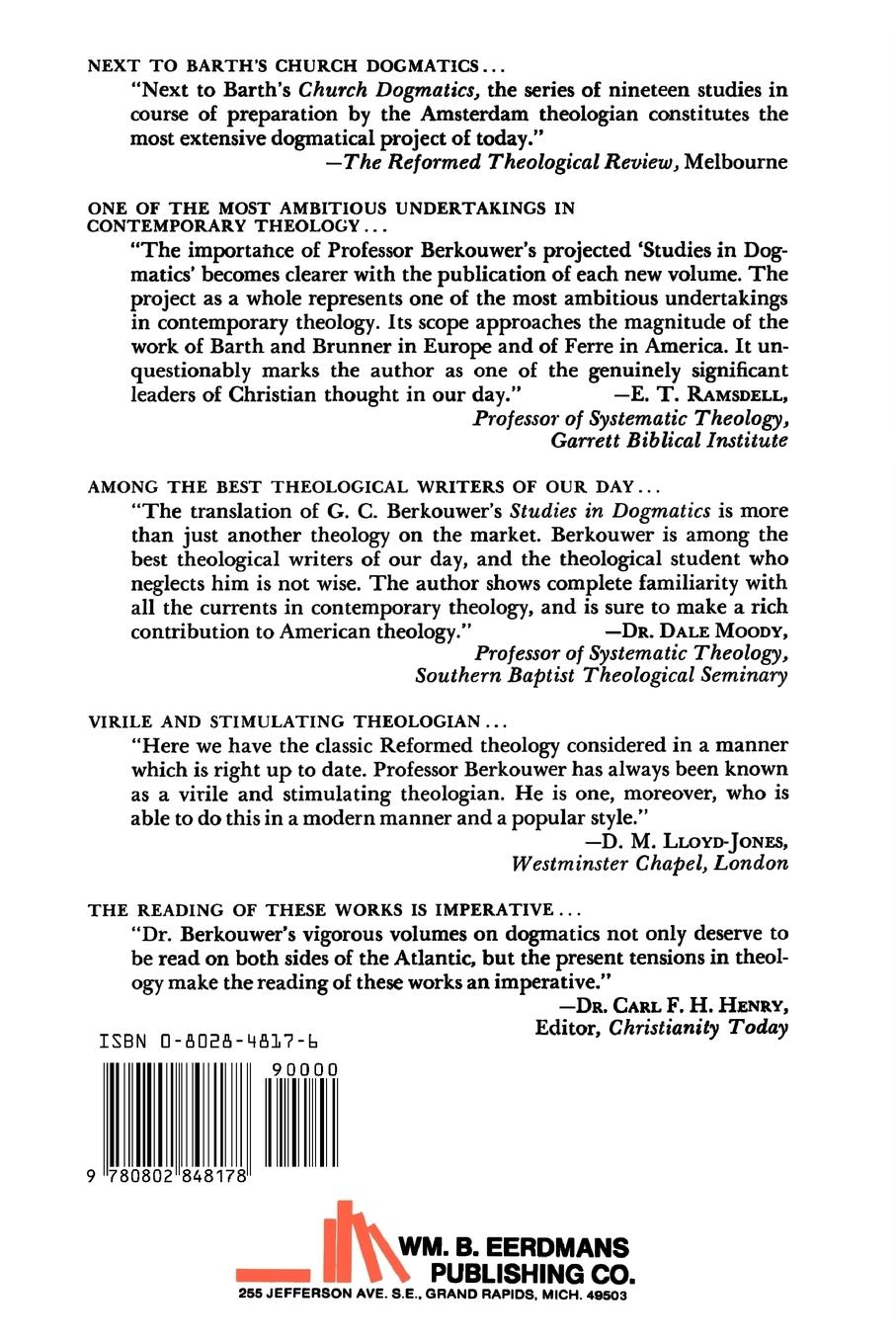 Rückseitencover Faith and Sanctification