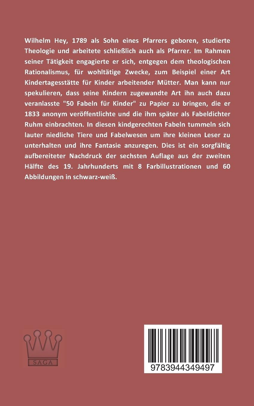 Rückseitencover Fünfzig Fabeln für Kinder