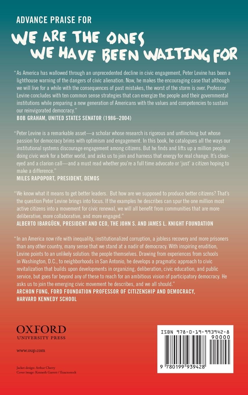 Rückseitencover We Are the Ones We Have Been Waiting For