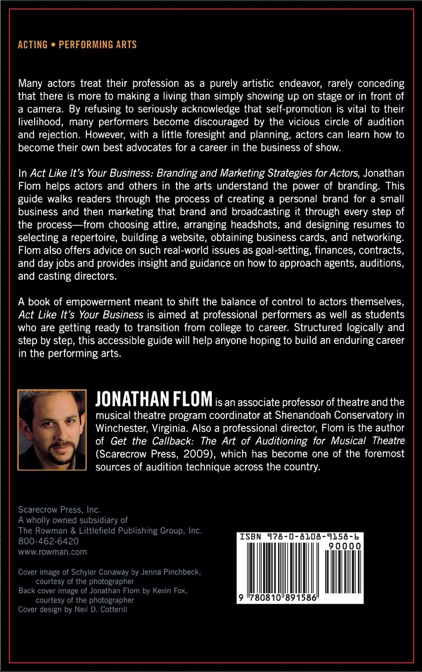 Rückseitencover Act Like It's Your Business