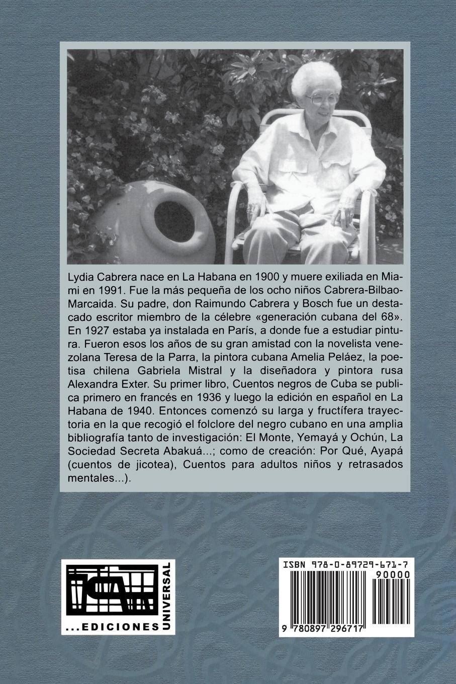 Rückseitencover Cuentos Negros de Cuba