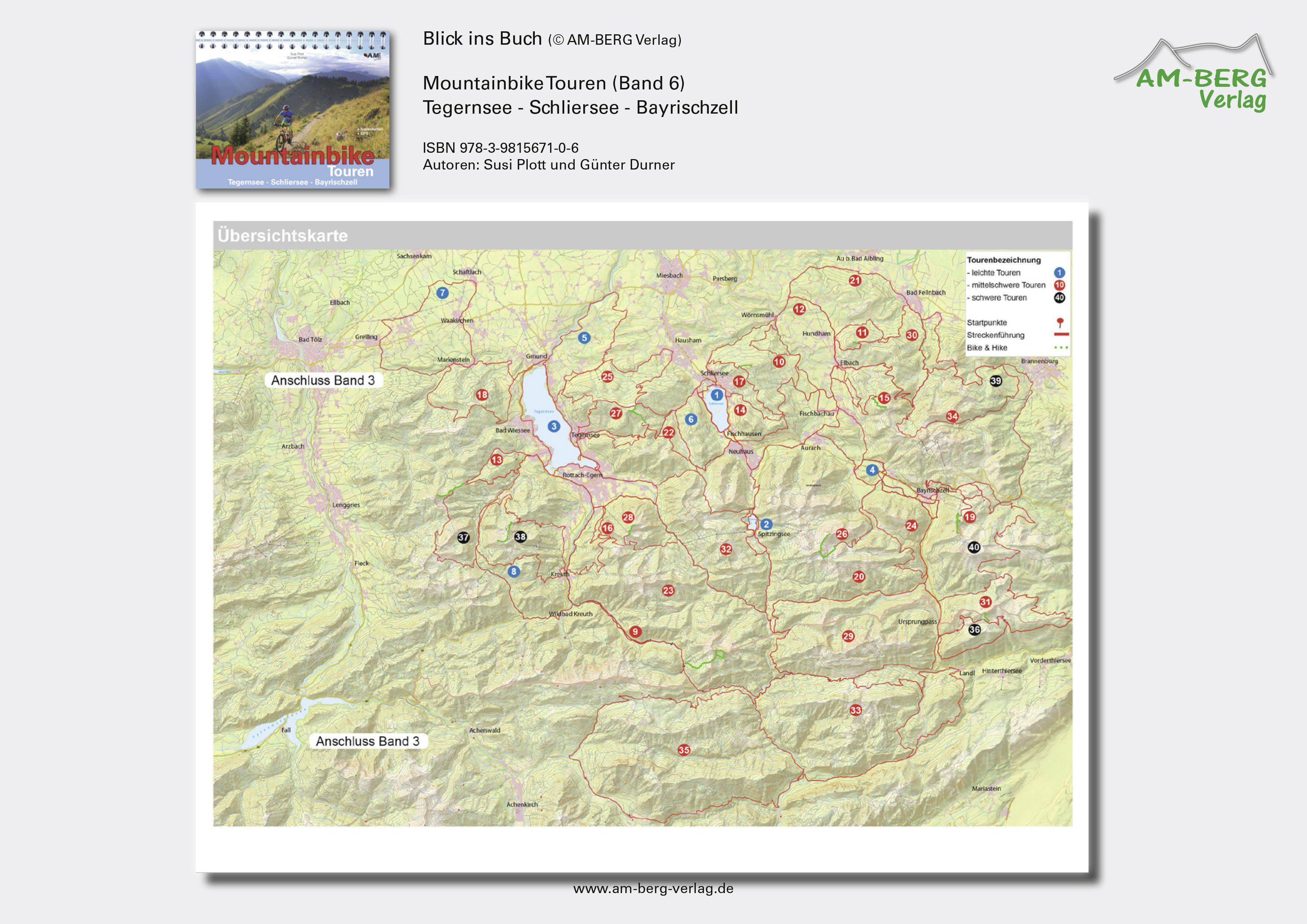 Beispielinhalt (Bild) Mountainbike Touren Tegernsee - Schliersee - Bayrischzell