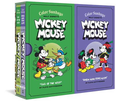 Vorderes Coverbild Walt Disney's Mickey Mouse Color Sundays Gift Box Set: Call of the Wild and Robin Hood Rises Again