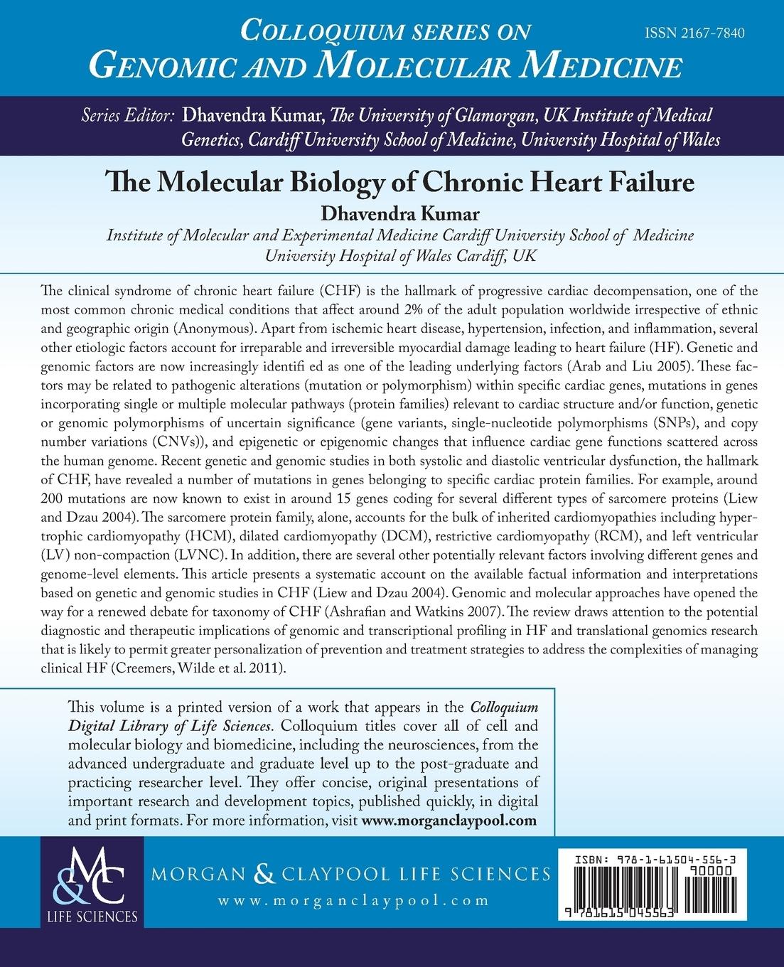 Rückseitencover The Molecular Biology of Chronic Heart Failure
