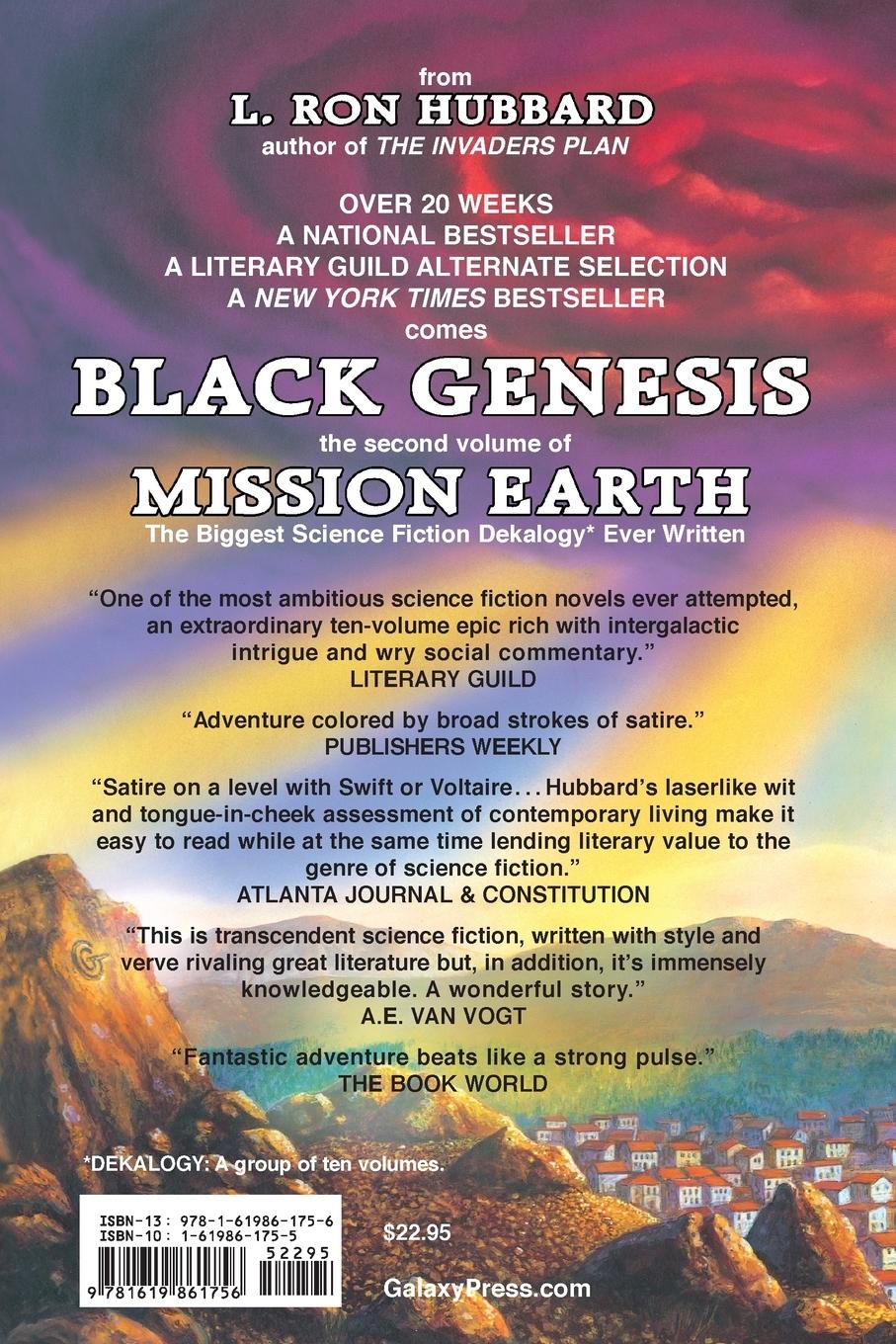 Rückseitencover Black Genesis