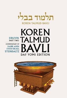 Vorderes Coverbild Koren Talmud Bavli, Vol 5: Tractate Eiruvin Part 2, Hebrew/English, Daf Yomi (B&w)