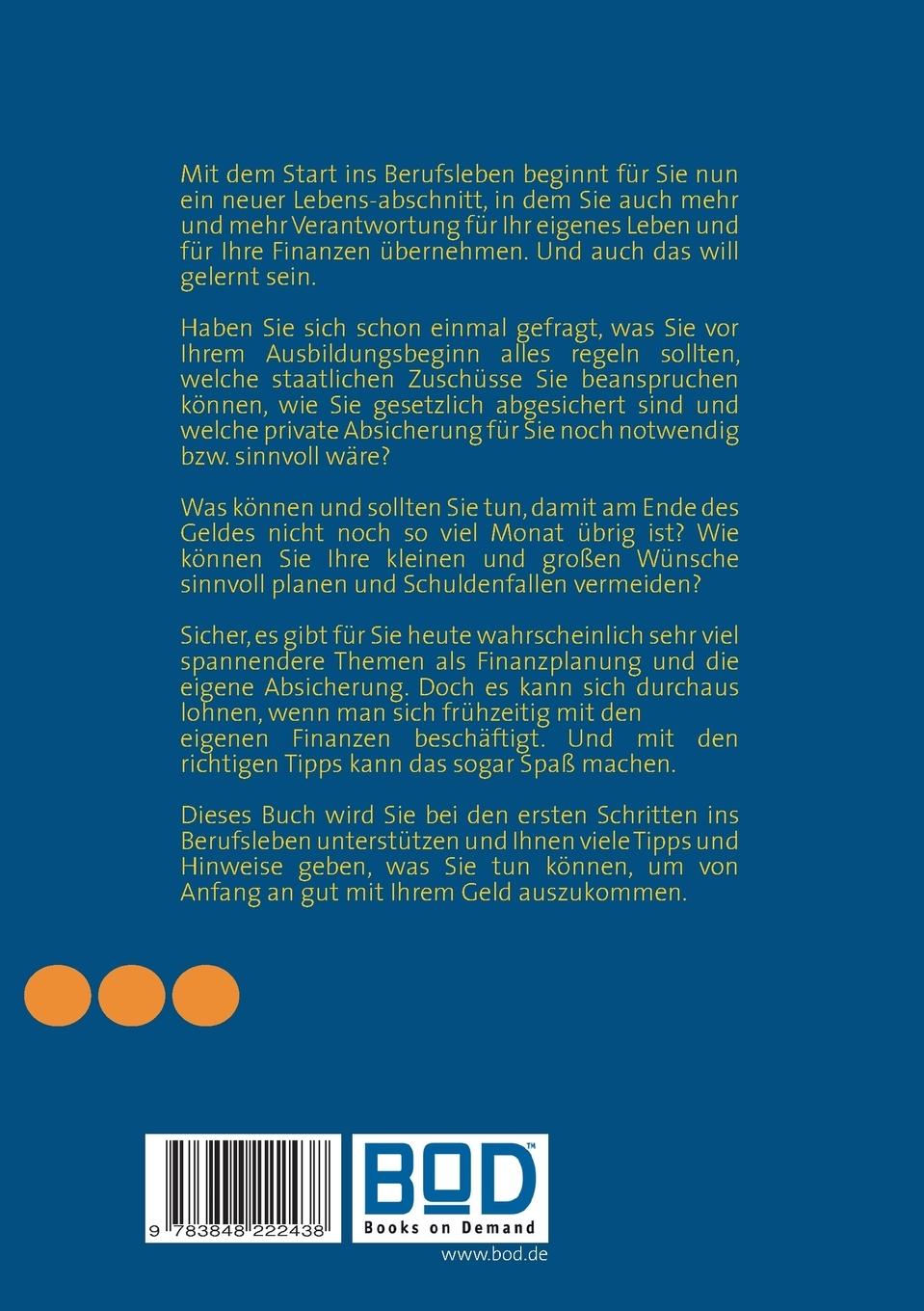 Rückseitencover Finanzplanung für Jugendliche