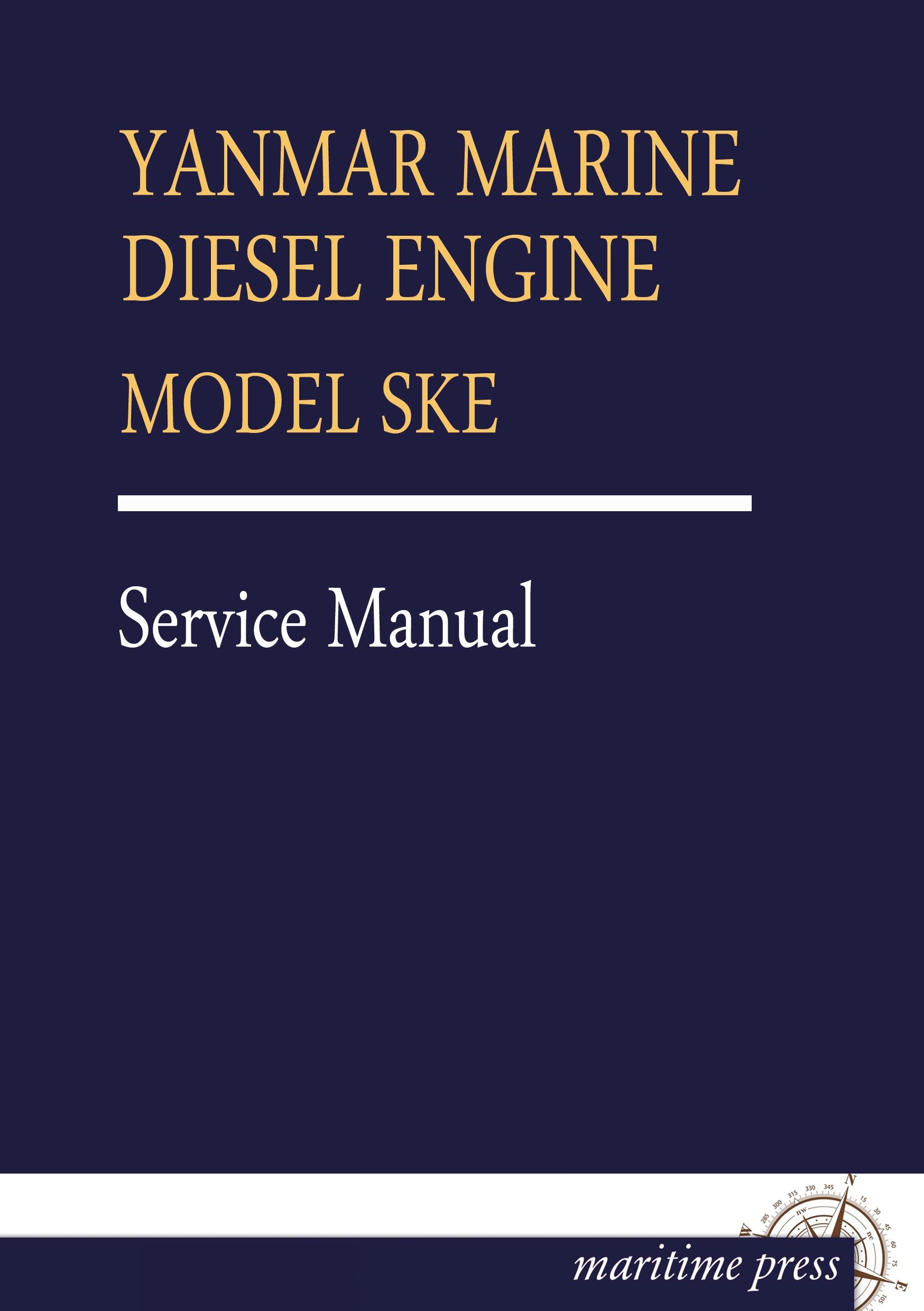 Vorderes Coverbild YANMAR MARINE DIESEL ENGINE MODEL SKE