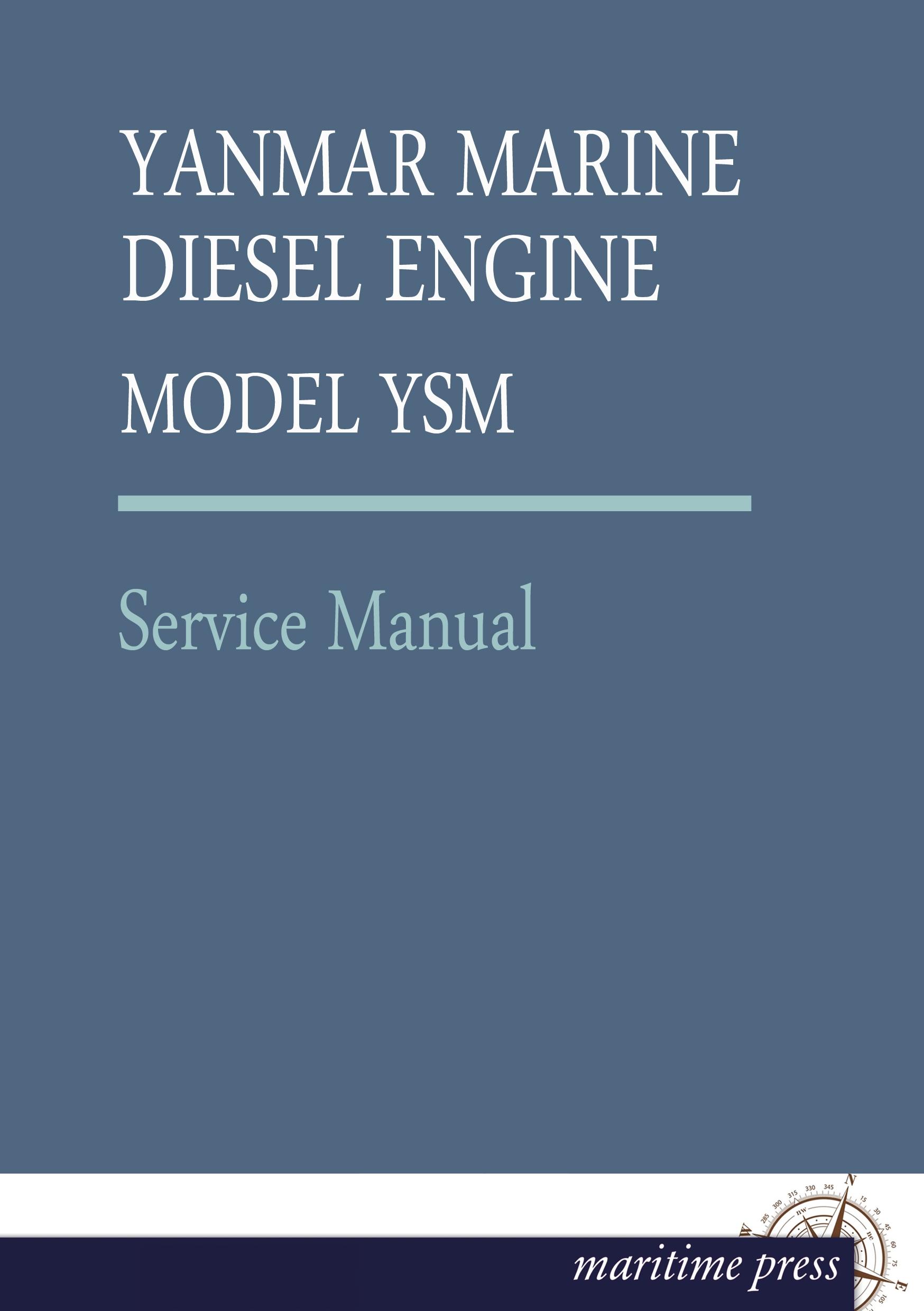 Vorderes Coverbild YANMAR MARINE DIESEL ENGINE MODEL YSM