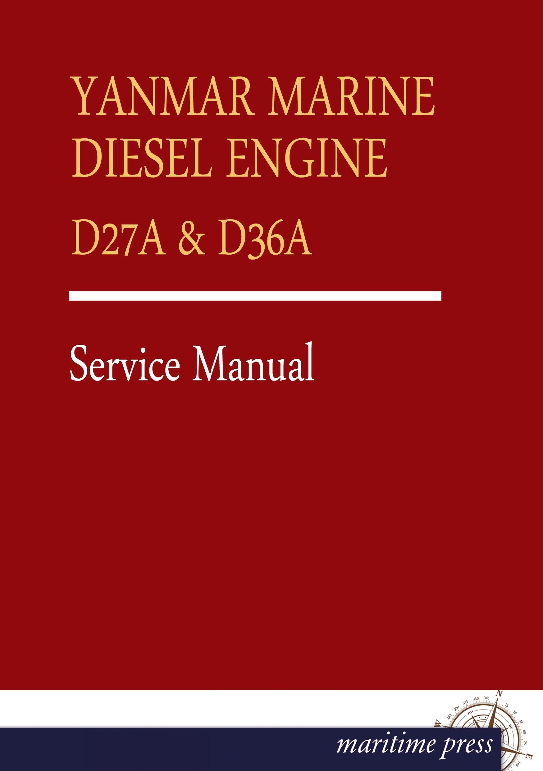 Vorderes Coverbild YANMAR MARINE DIESEL ENGINE D27A