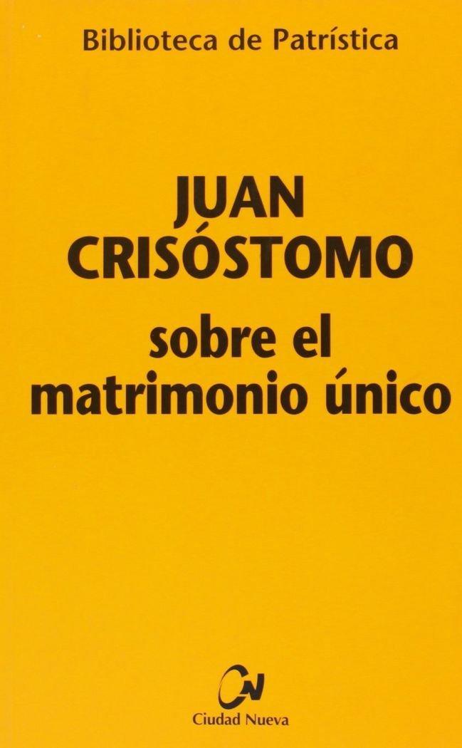 Vorderes Coverbild Sobre el matrimonio único