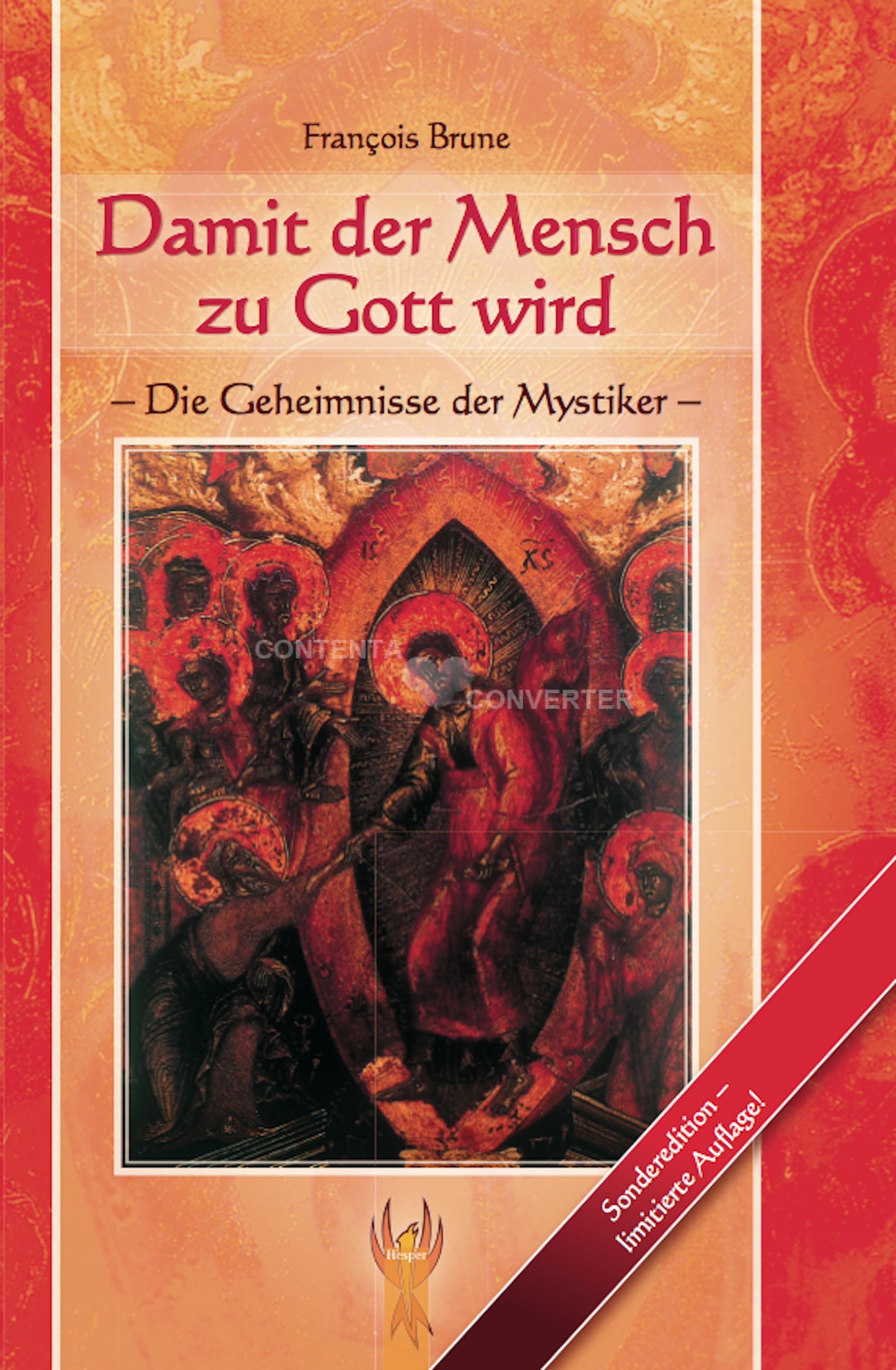 Vorderes Coverbild Damit der Mensch zu Gott wird