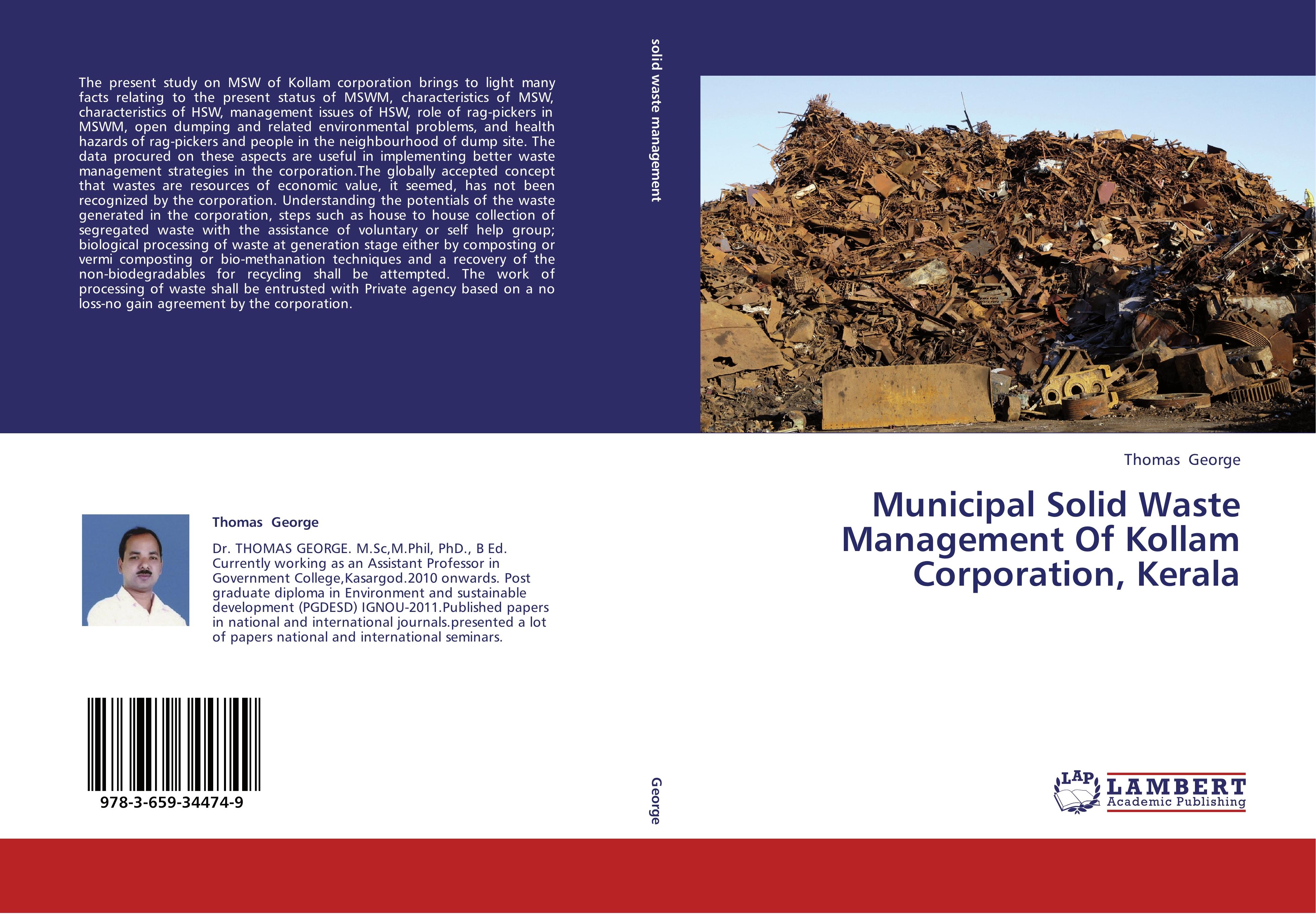 Vorderes Coverbild Municipal Solid Waste Management Of Kollam Corporation, Kerala