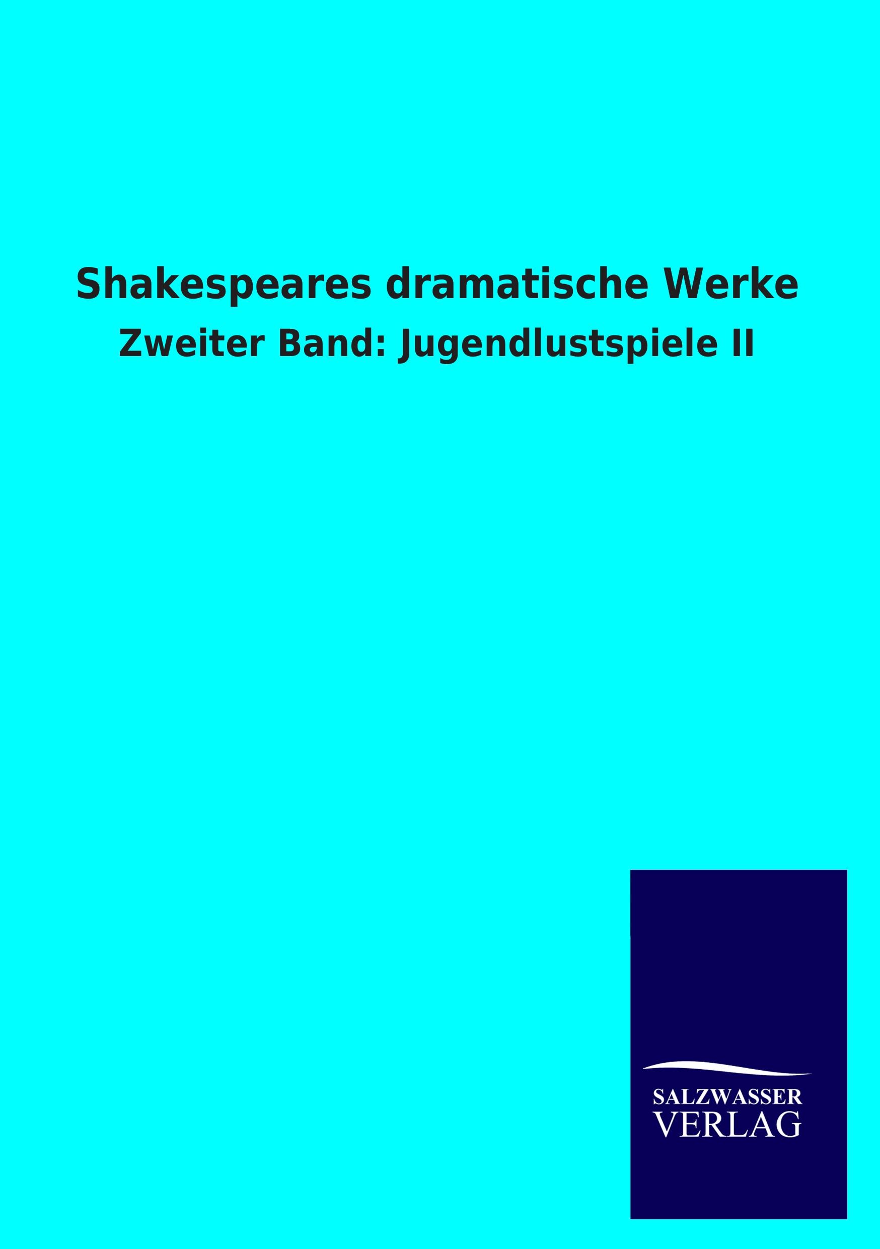Vorderes Coverbild Shakespeares dramatische Werke