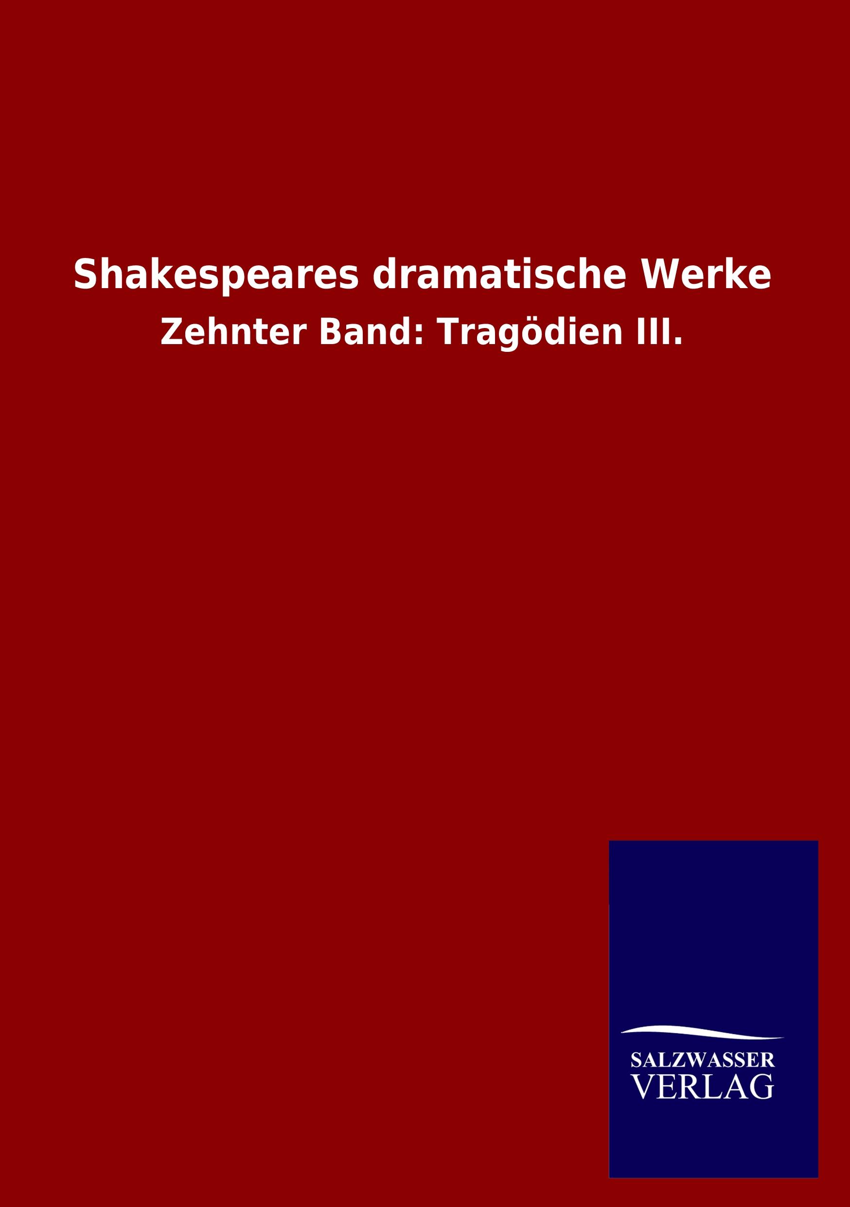 Vorderes Coverbild Shakespeares dramatische Werke
