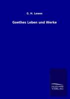 Vorderes Coverbild Goethes Leben und Werke