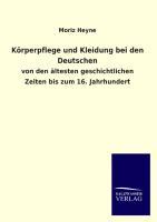 Vorderes Coverbild Körperpflege und Kleidung bei den Deutschen