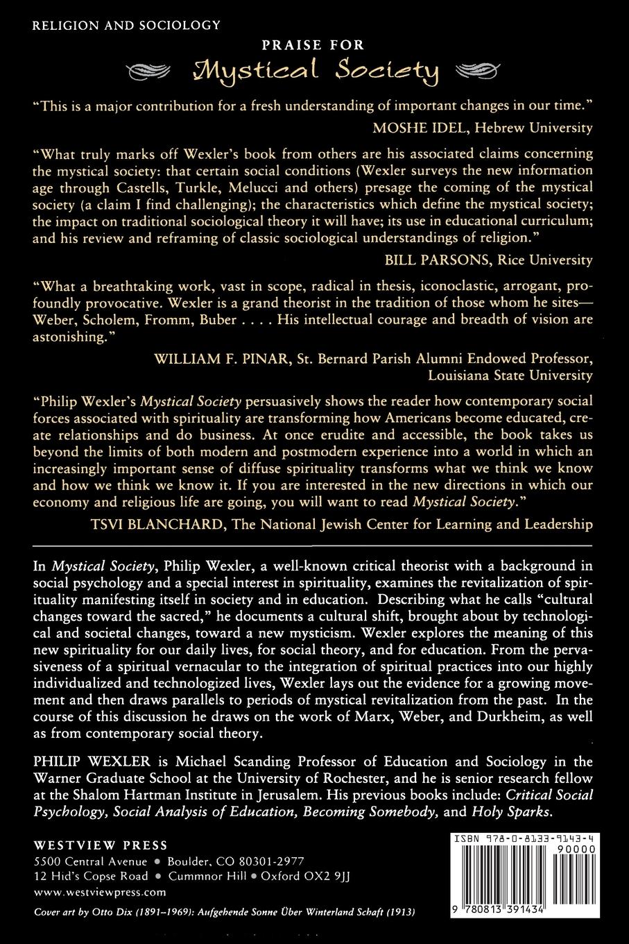 Rückseitencover Mystical Society