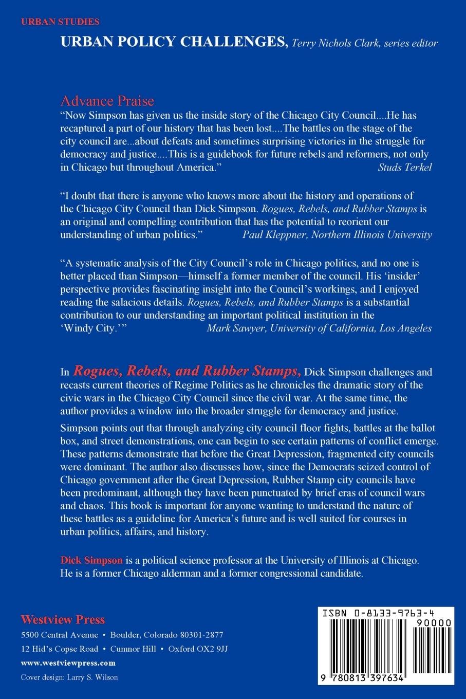 Rückseitencover Rogues, Rebels, And Rubber Stamps
