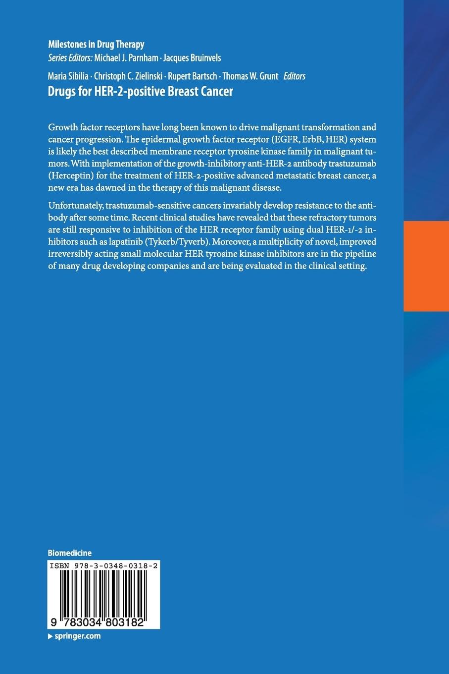 Rückseitencover Drugs for HER-2-positive Breast Cancer