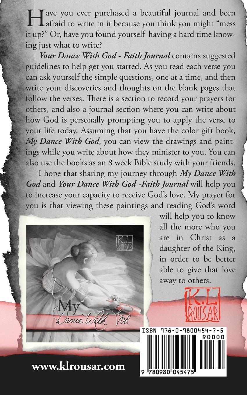 Rückseitencover Your Dance with God - Faith Journal