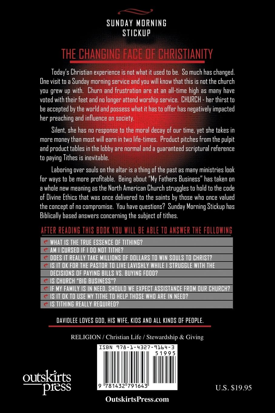 Rückseitencover Sunday Morning Stickup