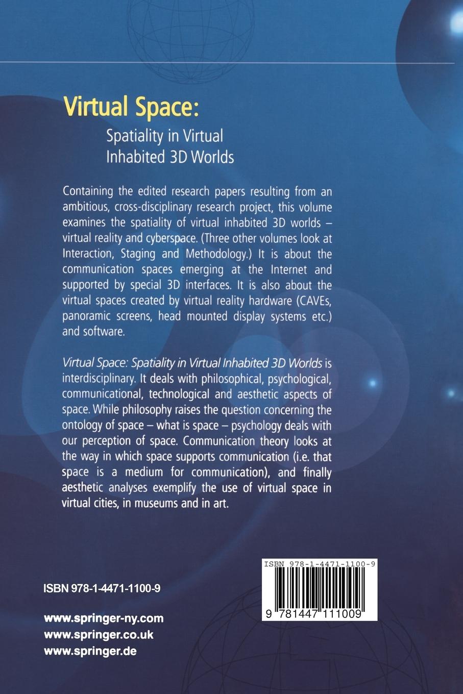 Rückseitencover Virtual Space