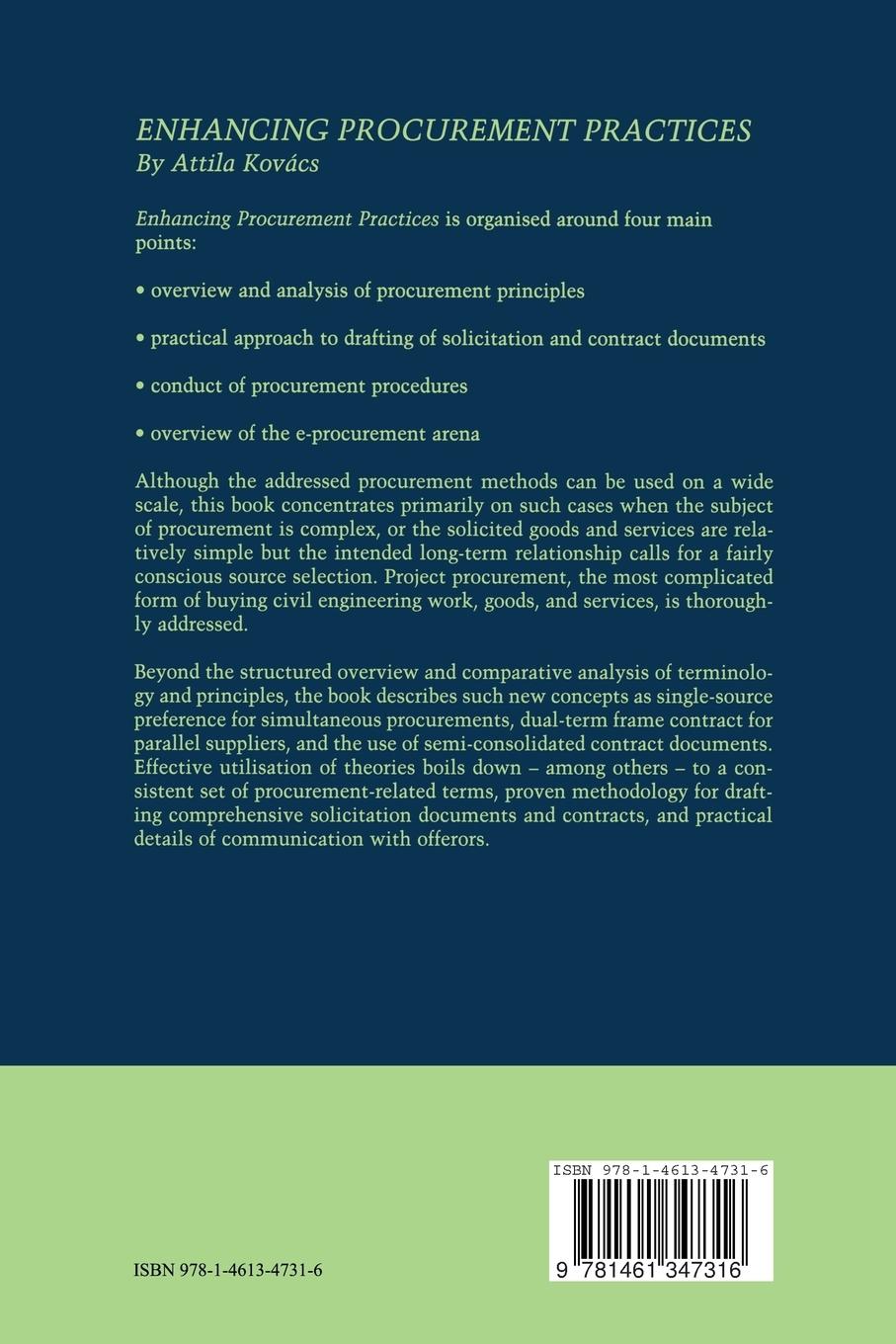 Rückseitencover Enhancing Procurement Practices