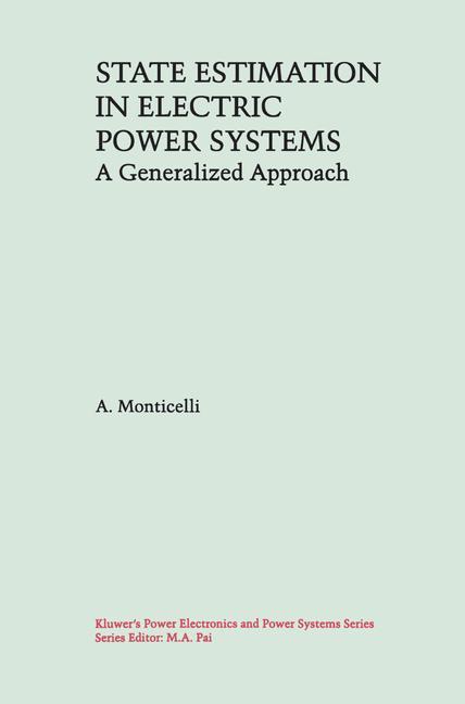 Vorderes Coverbild State Estimation in Electric Power Systems