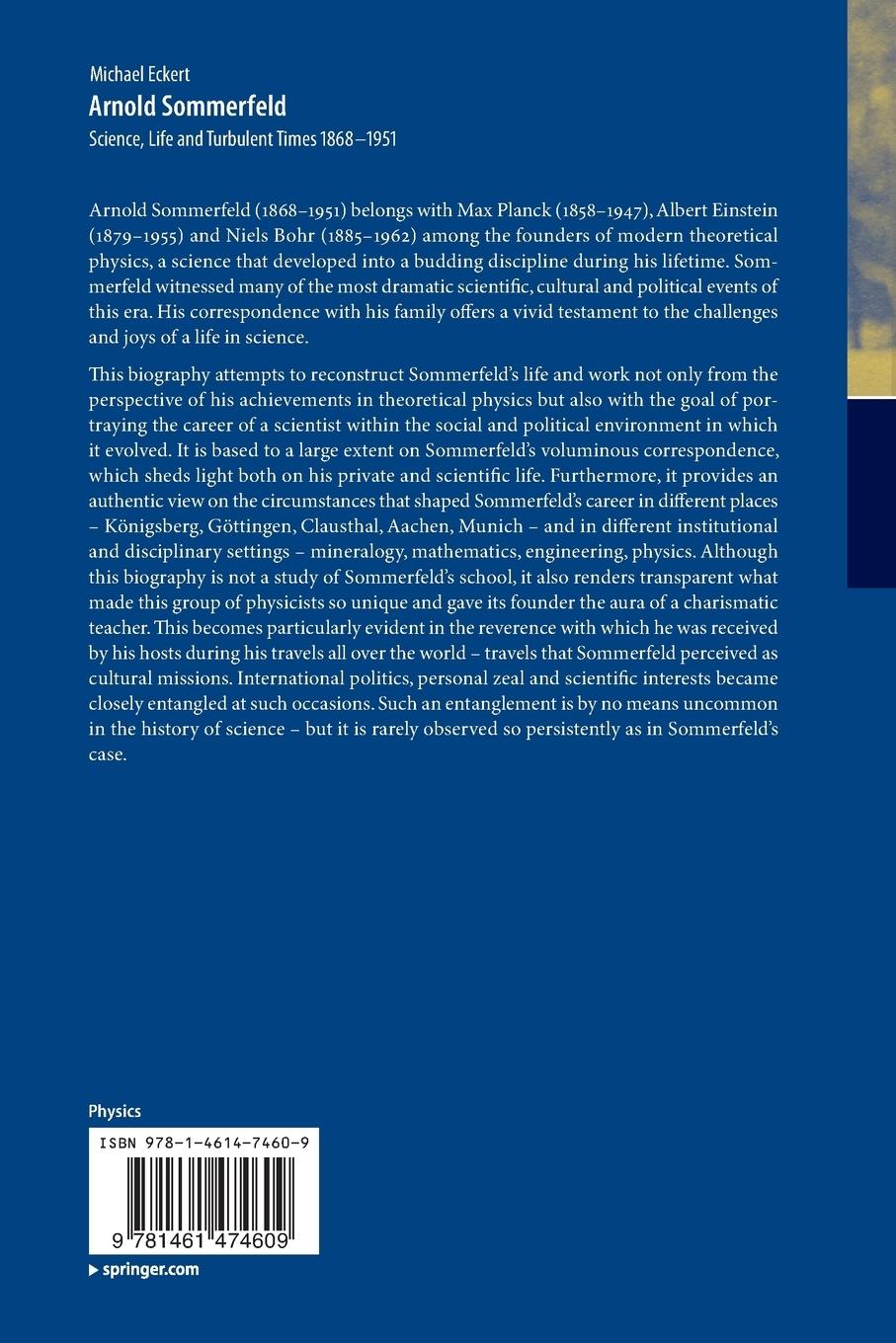 Rückseitencover Arnold Sommerfeld