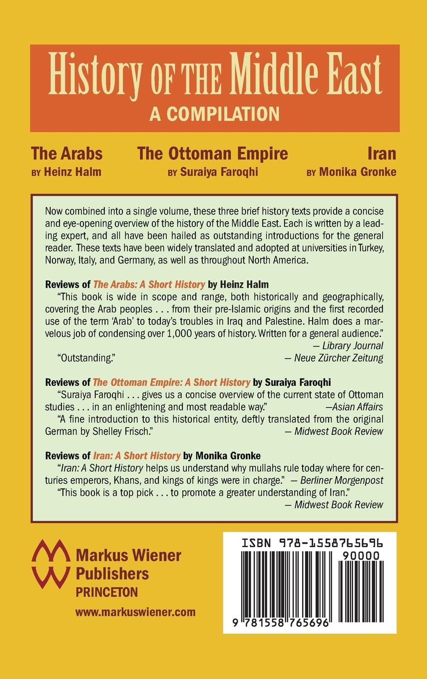Rückseitencover History of the Middle East
