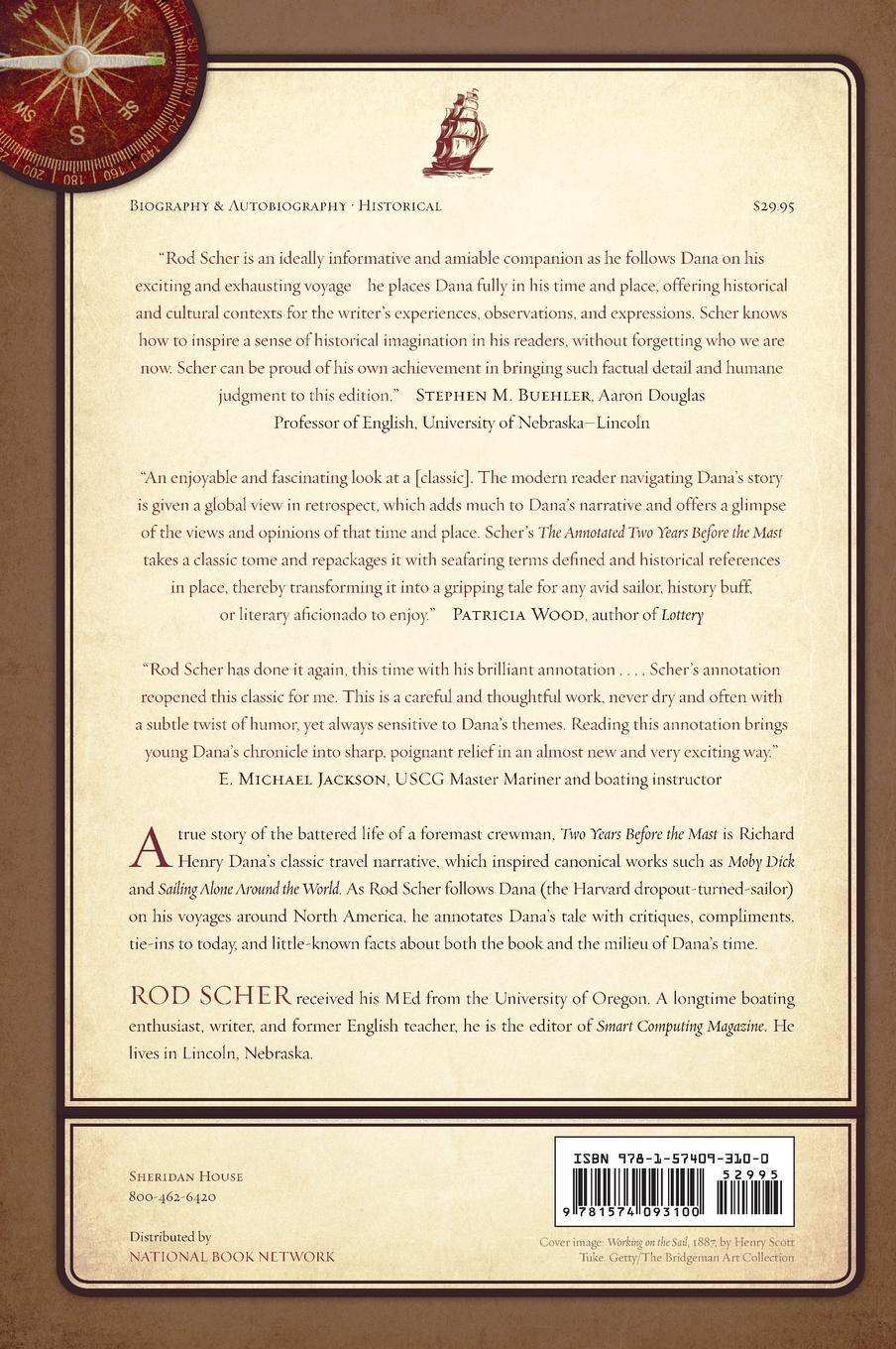 Rückseitencover The Annotated Two Years Before the Mast