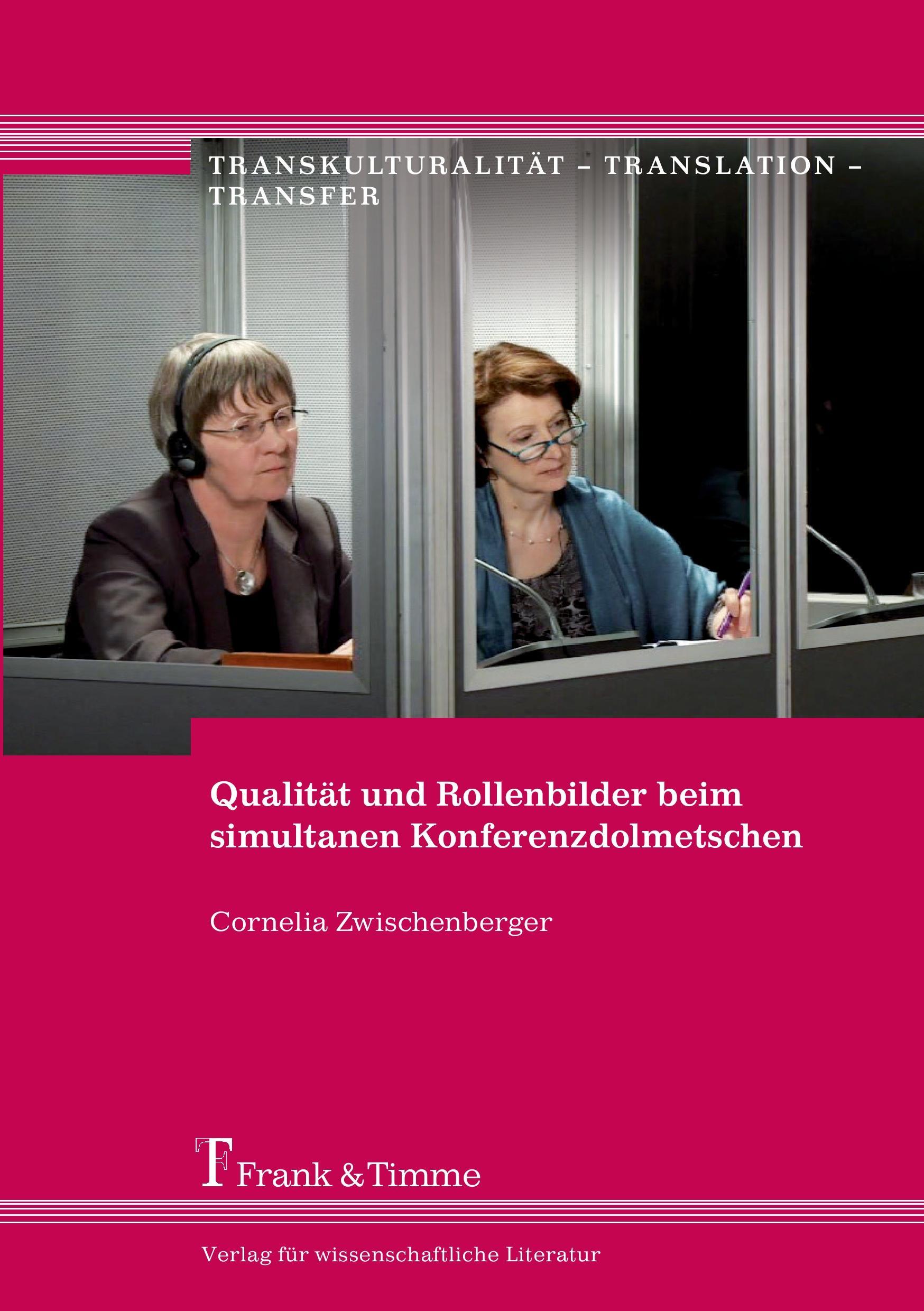 Vorderes Coverbild Qualität und Rollenbilder beim simultanen Konferenzdolmetschen
