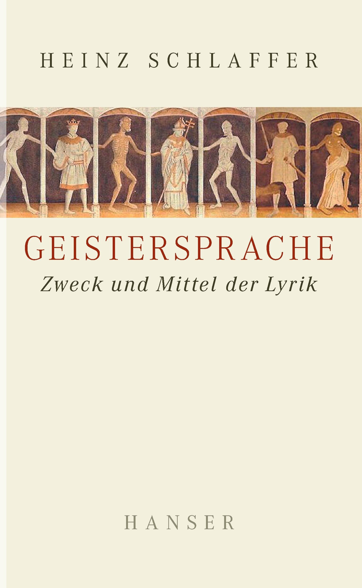 Vorderes Coverbild Geistersprache