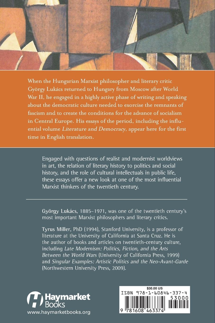 Rückseitencover Culture of People's Democracy