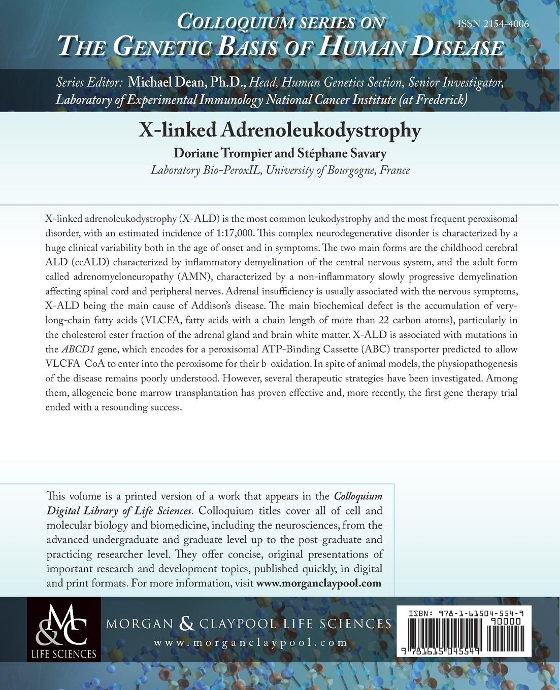 Rückseitencover X-Linked Adrenoleukodystrophy