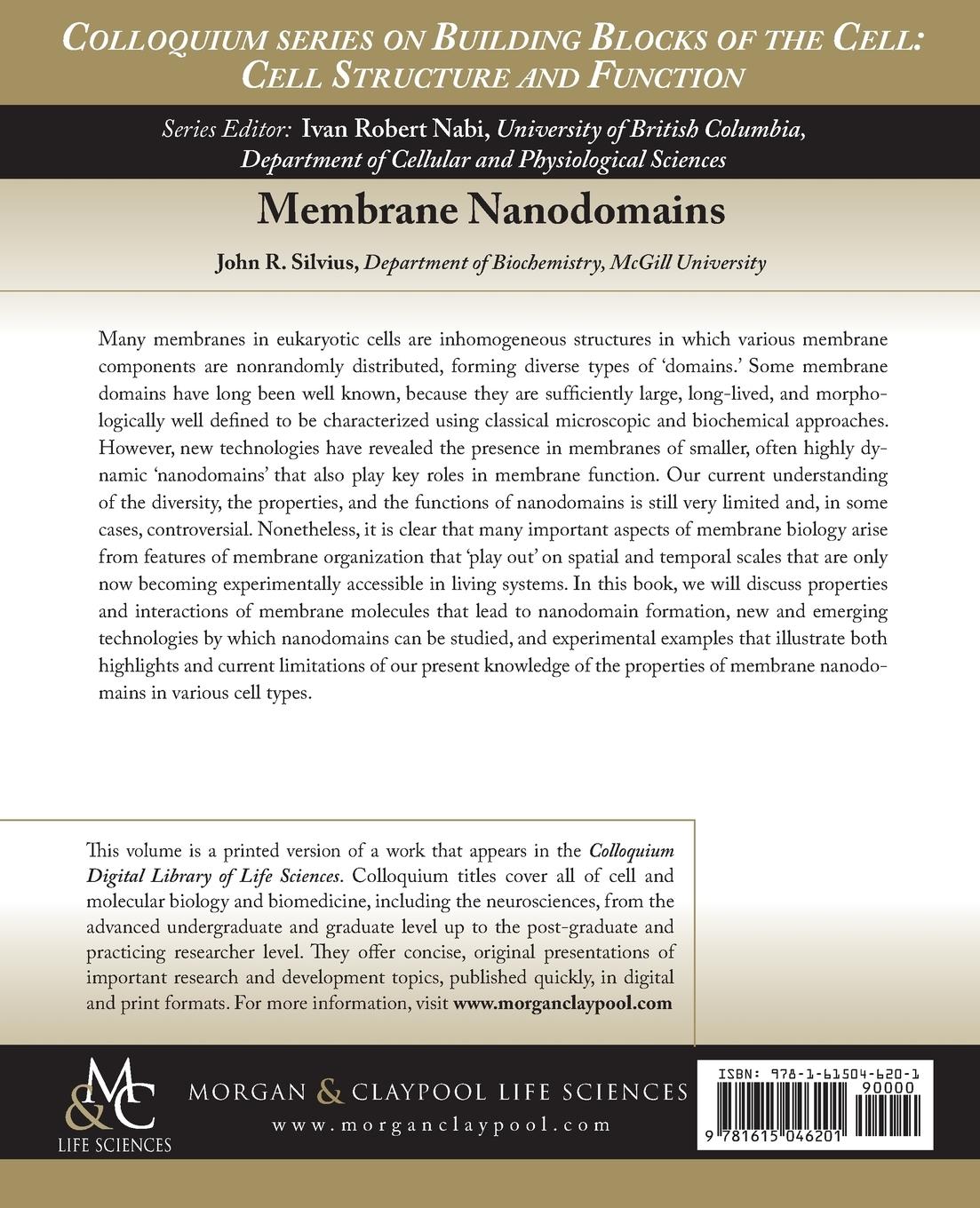 Rückseitencover Membrane Nanodomains