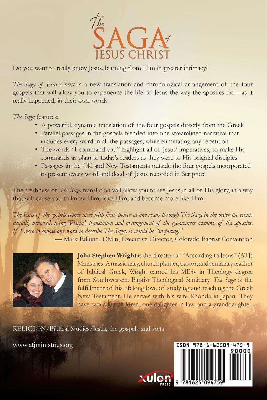 Rückseitencover The Saga of Jesus Christ