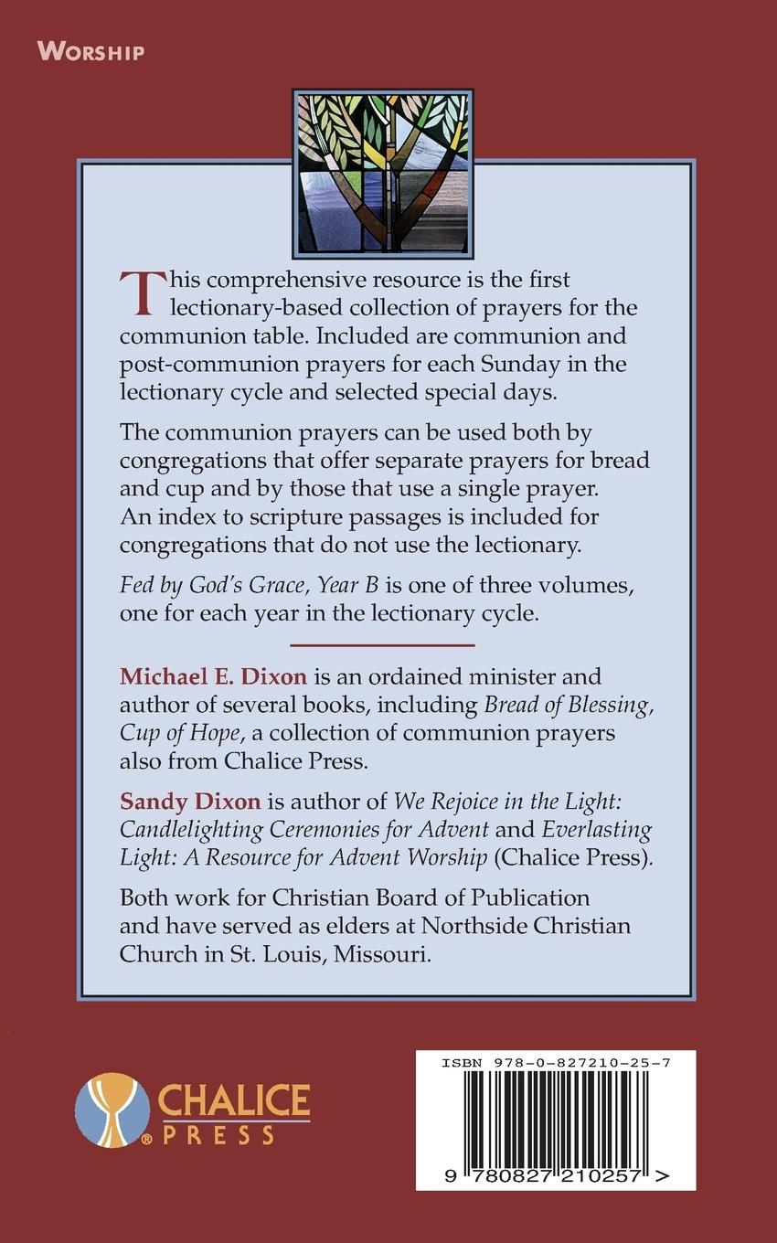 Rückseitencover Fed by God's Grace Year B