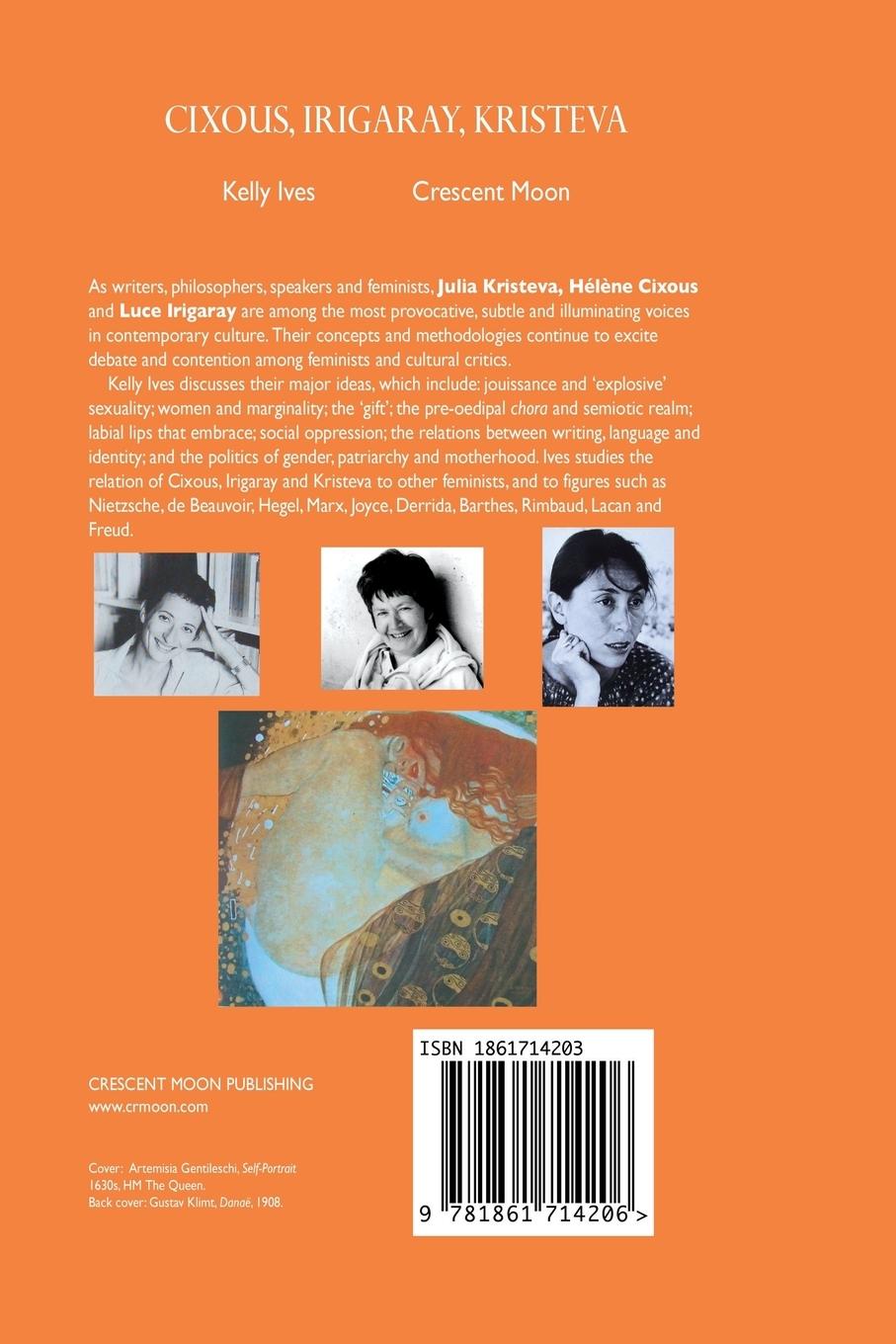 Rückseitencover Cixous, Irigaray, Kristeva