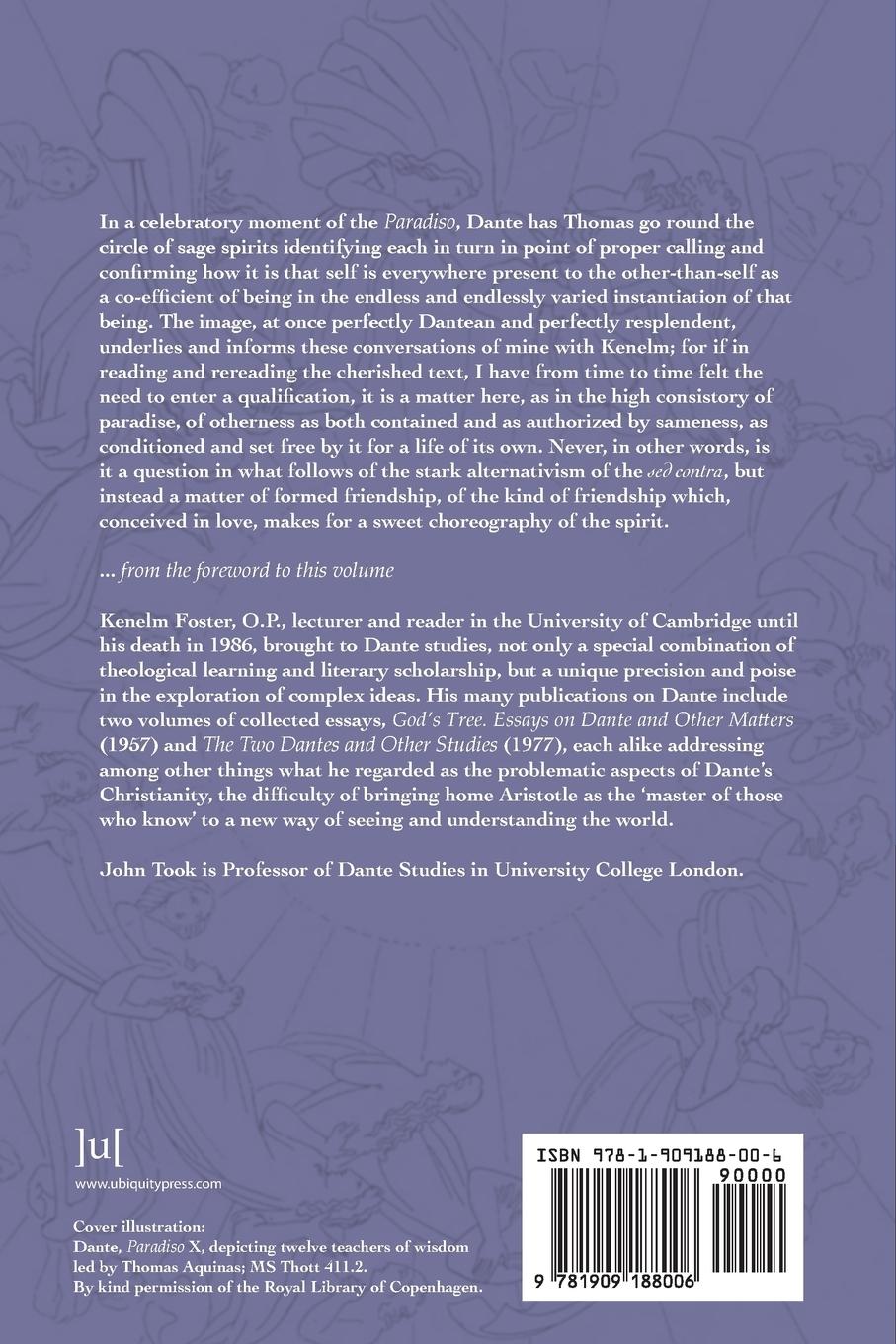 Rückseitencover Conversations with Kenelm