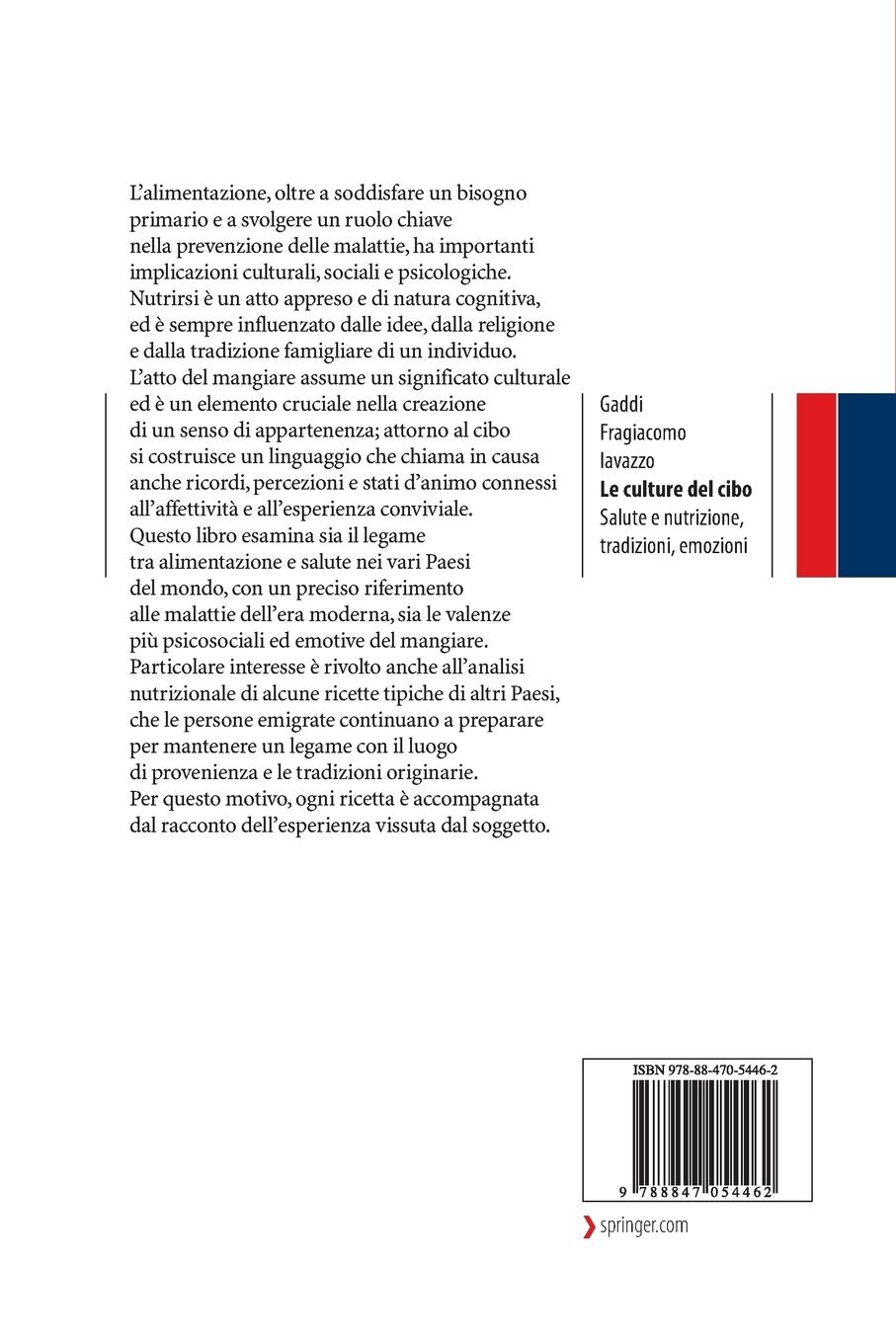 Rückseitencover Le culture del cibo