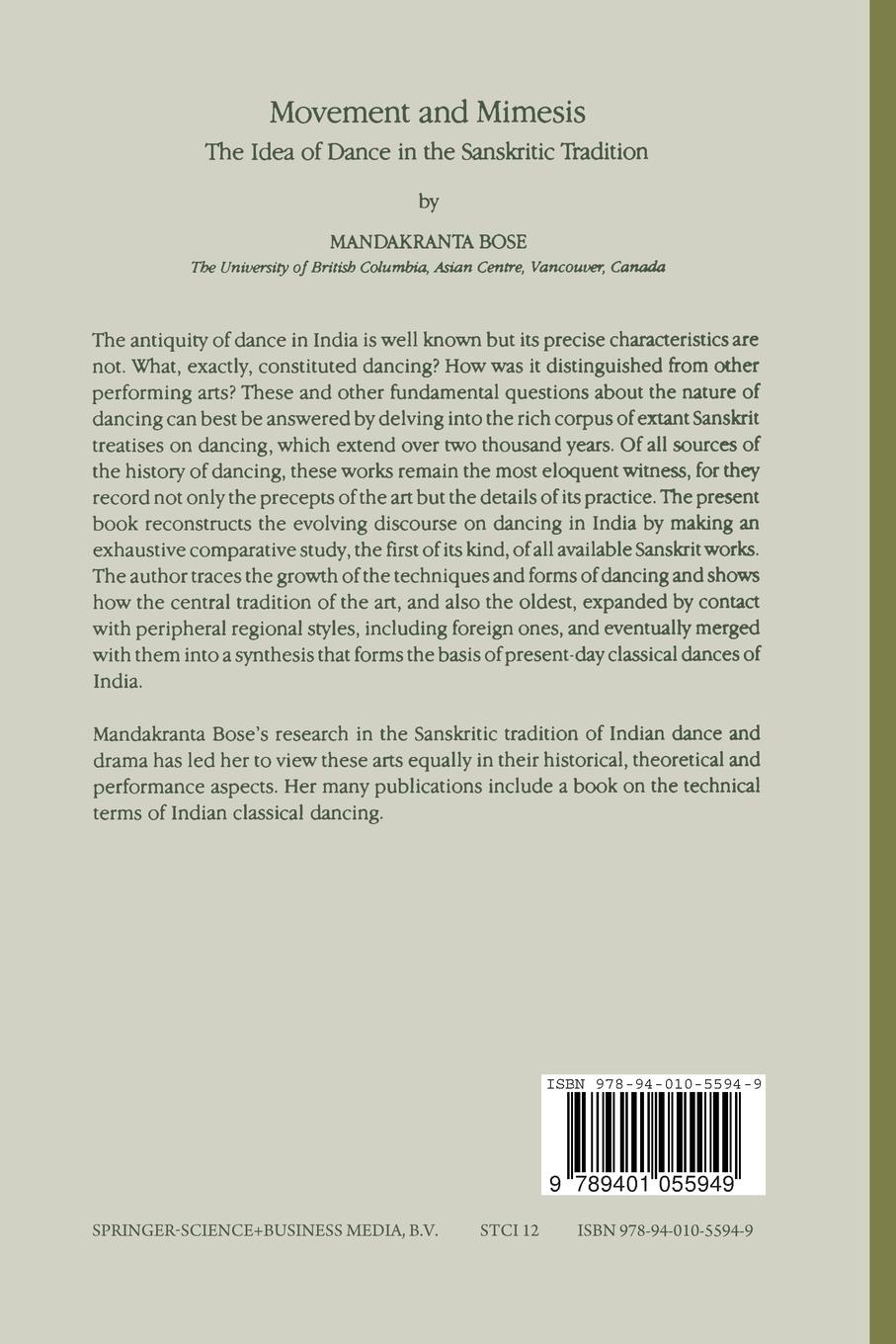 Rückseitencover Movement and Mimesis