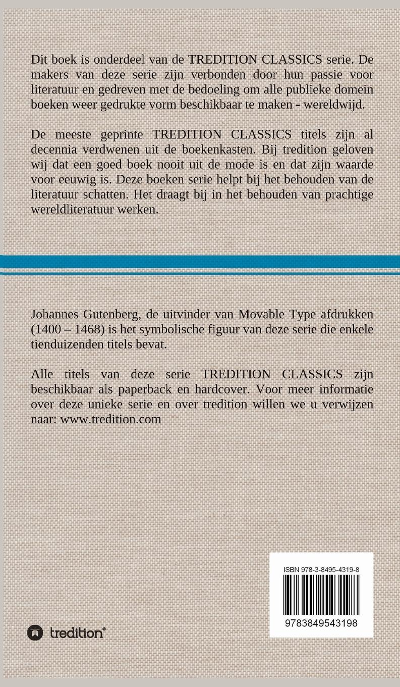 Rückseitencover De Noordwestelijke Doorvaart De Aarde en haar Volken, 1909