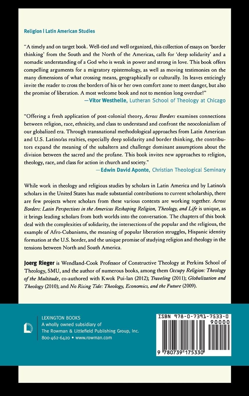 Rückseitencover Across Borders