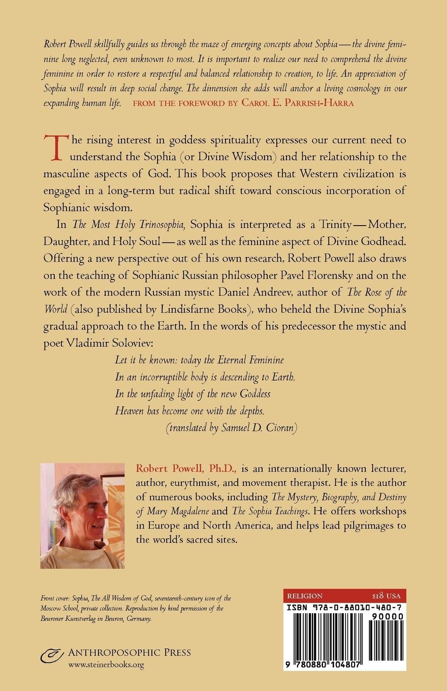 Rückseitencover The Most Holy Trinosophia