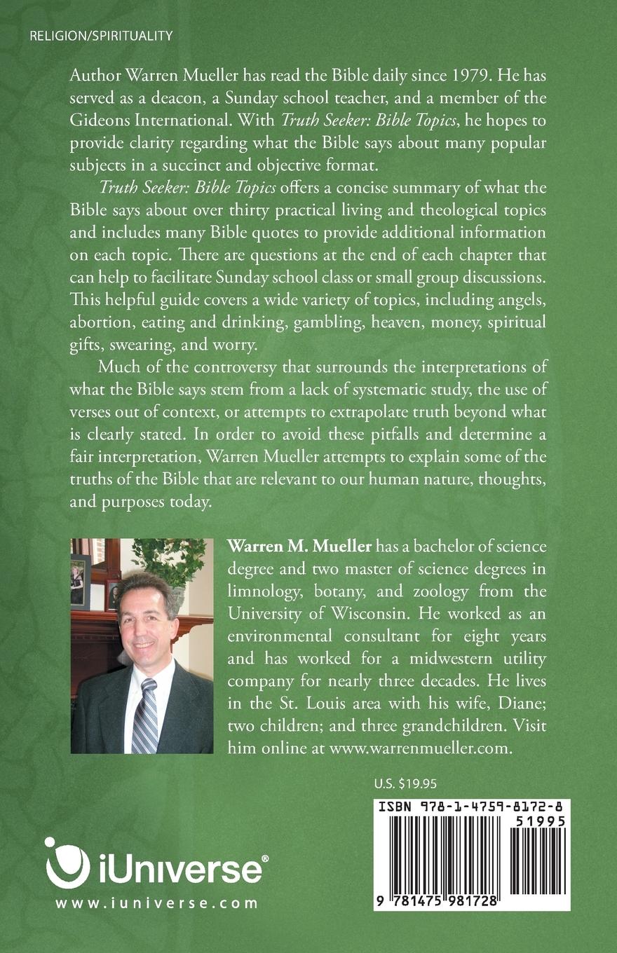 Rückseitencover Truth Seeker