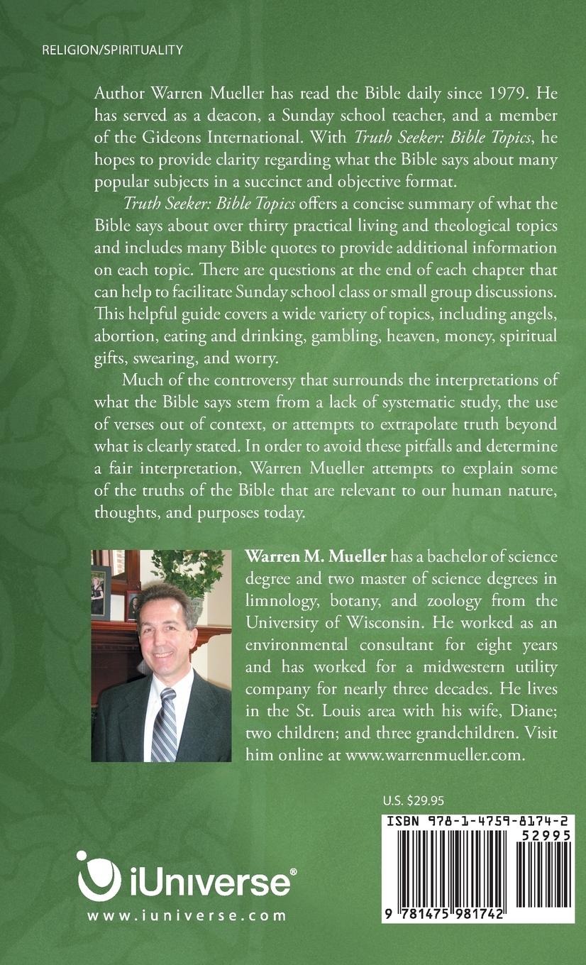 Rückseitencover Truth Seeker