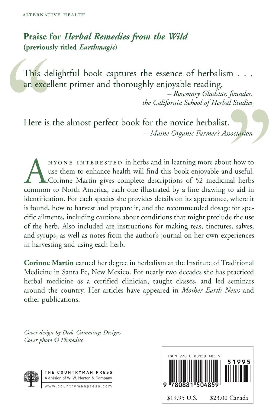Rückseitencover Herbal Remedies from the Wild